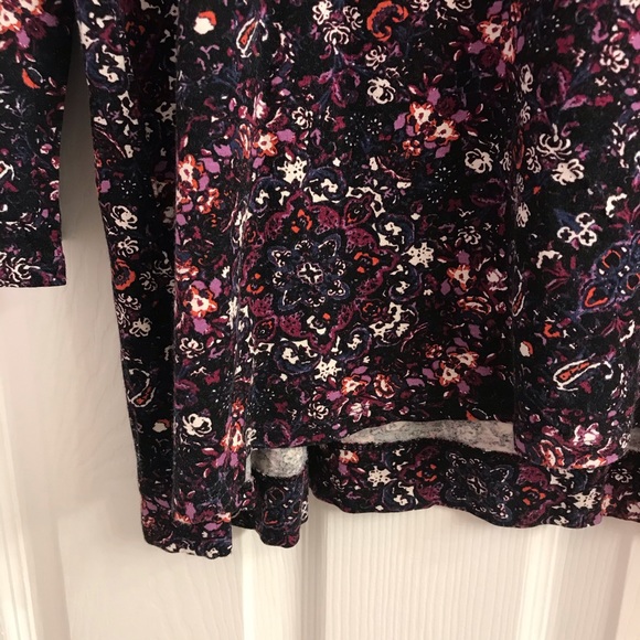 J. Jill Wearever Collection Purple Long Sleeve Top - Picture 6 of 10